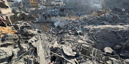 شهداء ومصابون فلسطينيون جراء قصف الاحتلال مناطق واسعة في غزة - هرم مصر