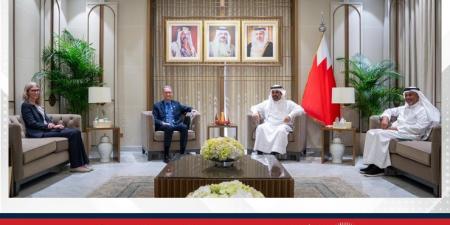 وزير المالية والاقتصاد الوطني يستقبل سفير الولايات المتحدة الأمريكية لدى مملكة البحرين - هرم مصر