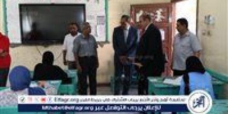 محافظ قنا يتفقد لجان امتحانات الثانوية العامة ويطمئن على انتظامها - هرم مصر