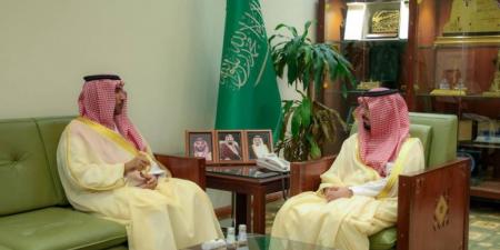محافظ الخرج يستقبل رئيس جامعة الأمير سطام - هرم مصر