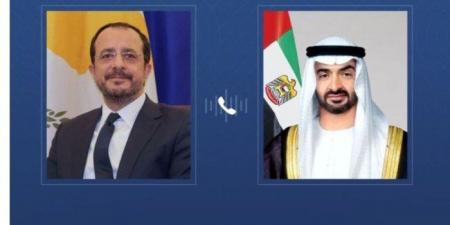 هاتفياً.. الإمارات وقبرص تبحثان القضايا الإقليمية والدولية محل الاهتمام المشترك - هرم مصر