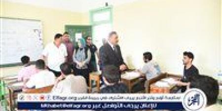 محافظ مطروح يتفقد أول يوم امتحانات الثانوية العامة - هرم مصر