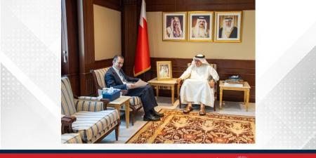 وزير الخارجية يستقبل سفير جمهورية قبرص لدى مملكة البحرين - هرم مصر