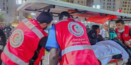 هلال المدينة يواصل جهوده لخدمة ضيوف الرحمن - هرم مصر