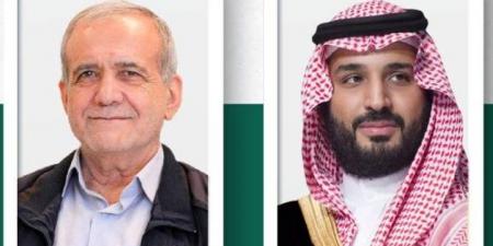 ولي العهد يواسي الرئيس الإيراني في ضحايا الاعتداءات الإسرائيلية - هرم مصر