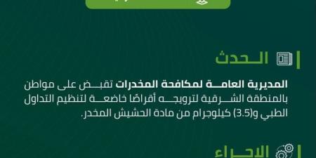 القبض على شخص بالشرقية لترويجه مواد مخدرة - هرم مصر