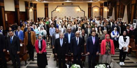 وزير الشباب ومحافظ شمال سيناء يشهدان اللقاء الحواري بعنوان مهددات الأمن القومي ثورة٣٠ يونيو   شعب يحمي وطن - هرم مصر