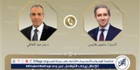 اتصال هاتفى بين وزير الخارجية ونائب رئيس وزراء وزير الخارجية والدفاع الأيرلندى - هرم مصر
