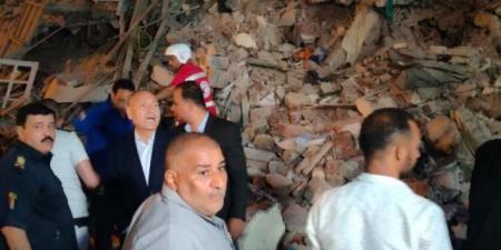 انهيار عقار بحى السيدة زينب واستخراج حالتي وفاة و٥ مصابين - هرم مصر
