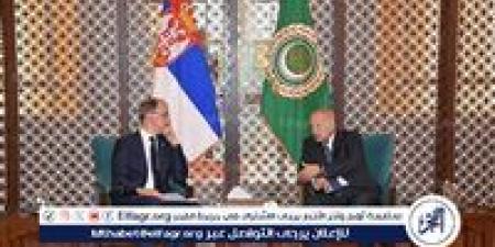 أبو الغيط يستقبل رئيس وزراء جمهورية صربيا - هرم مصر