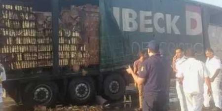 دون خسائر بشرية.. إخماد حريق بسيارة نقل محملة بمواد كحولية على طريق الصنافين بالشرقية - هرم مصر