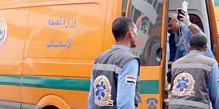 إصابة 5 أشخاص في تصادم سيارة ملاكي وتوكتوك بطريق مسطرد بالقليوبية - هرم مصر