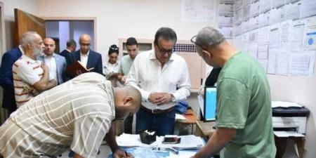 وزير الصحة يتفقد المركز الصحي الحضري بصقر قريش - هرم مصر