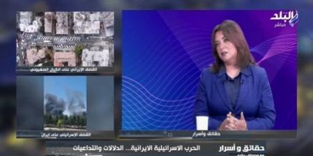 «هبة جمال الدين»: تقارير مؤكدة تشير إلى استمرار إيران في تخصيب اليورانيوم رغم الضربات الأمريكية - هرم مصر