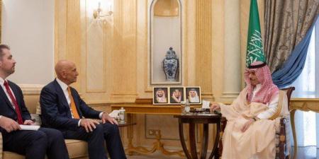وزير خارجية السعودية يبحث مع المبعوث الأمريكي لسوريا سبل دعم دمشق أمنيا واقتصاديا - هرم مصر