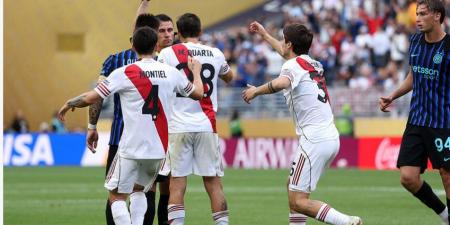  كأس العالم للأندية .. مشادات عنيفة وطرد في قمة إنتر ميلان وريفر بليتك - هرم مصر