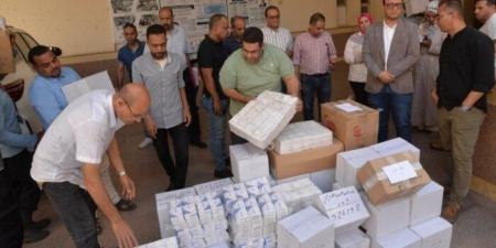 استلام شحنة جديدة من الأدوية و15 كرسيًا كهربائيًا متحركًا لتوزيعها على المستحقين أ - هرم مصر