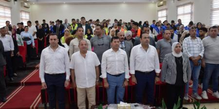 وزير الشباب والرياضة ومحافظ بورسعيد يشهدان مؤتمرًا للقوى الشبابية - هرم مصر