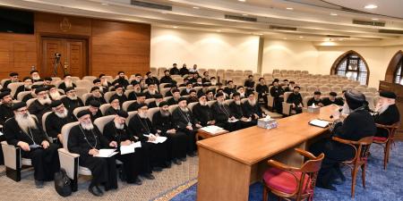 البابا تواضروس يلتقى وكلاء المطرانيات وأعضاء المجالس الإكليريكية الفرعية - هرم مصر
