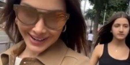 نانسي عجرم في شوارع لندن قبل ساعات من حفلها - هرم مصر