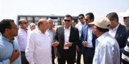 وزير الإسكان يتفقد مشروع الإسكان الأخضر وتطوير شبكة الصرف الصناعي بالمنطقة الصناعية A1 والمرحلة الثانية بمحطة مياه شرب رقم ٣ - هرم مصر