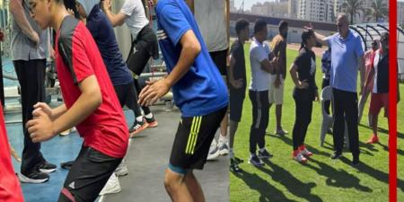 الحماس يسيطر على معسكر منتخب رمي الرمح بسموحة  - هرم مصر