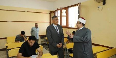 محافظ الجيزة يتابع سير امتحانات شهادة الثانوية الأزهرية للعام الدراسي ٢٠٢٤ / ٢٠٢٥ - هرم مصر
