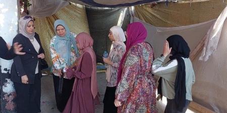 تفتيش طلاب الثانوية العامة بالقليوبية قبل امتحانات اللغة الإنجليزية - هرم مصر