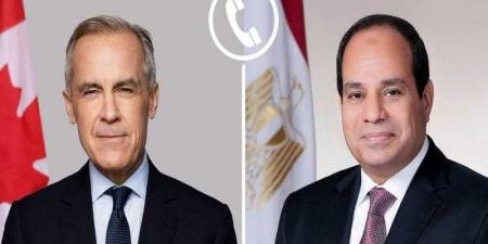 الرئيس السيسي يجري اتصالاً هاتفياً برئيس الوزراء الكندي - هرم مصر