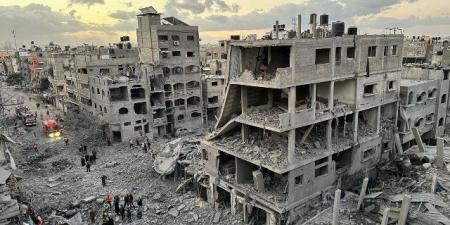 استشهاد 4 فلسطينيين بقصف الاحتلال الإسرائيلي جباليا وخان يونس - هرم مصر