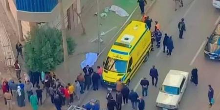 سقوط مأساوي ينهي حياة عامل محارة أثناء العمل بأحد أبراج المحلة الكبرى - هرم مصر
