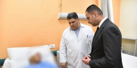 «نائب وزير الصحة» يتفقد الحالة الصحية لمصابي حادث الدائري الإقليمي بمستشفى الباجور التخصصي - هرم مصر