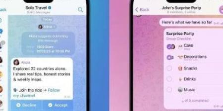 تيليجرام تطرح تحديث جديد للتطبيق.. هذه أبرز مميزاته - هرم مصر