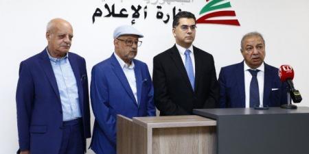 وزير الإعلام اللبناني يستقبل الدكتور يوسف العميري لبحث استضافة مقر الاتحاد العربي للإعلام في بيروت - هرم مصر
