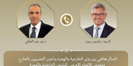 وزير الخارجية يستعرض الأعباء التي تتحملها الدولة في ضوء استضافتها لـ ١٠ مليون أجنبي - هرم مصر