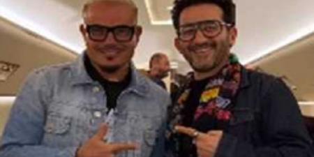 أحمد حلمي يهنئ عمرو دياب على ألبوم ابتدينا والهضبة يرد شكرا - هرم مصر