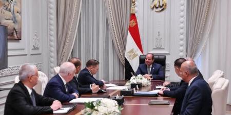 الرئيس السيسى يلتقى المدير العام لهيئة الدولة للطاقة النووية الروسية - هرم مصر