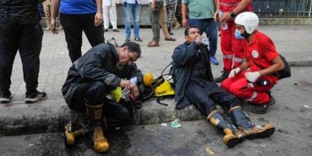 الهلال الأحمر: قدمنا خدمات الإسعافات الأولية لـ 32 مصابا في حريق سنترال رمسيس - هرم مصر