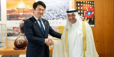 امين (مجلس التعاون) يبحث مع نائب وزير الاقتصاد والتجارة الياباني مستجدات مفاوضات اتفاقية التجارة الحرة - هرم مصر
