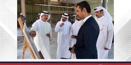 وزير شؤون البلديات والزراعة ورئيس هيئة البحرين للثقافة والآثار يتفقدان سير العمل في مشروع ترميم المبنى التاريخي لشؤون البلديات - هرم مصر