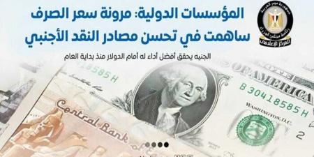 مجلس الوزراء: الجنيه يحقق أفضل أداء له أمام الدولار منذ بداية العام - هرم مصر