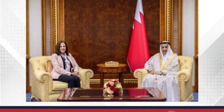 نائب رئيس مجلس الوزراء يستقبل القائم بأعمال سفارة الجمهورية اللبنانية لدى مملكة البحرين بمناسبة انتهاء فترة عملها - هرم مصر