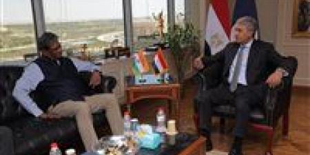 وزير السياحة والآثار وسفير الهند بالقاهرة يبحثان دفع أواصر التعاون المشترك بين البلدين في مجالي السياحة والآثار - هرم مصر