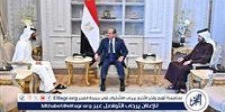 الرئيس السيسي يستقبل مستشار الأمن الوطني البحريني ويشيد بعمق العلاقات بين القاهرة والمنامة - هرم مصر