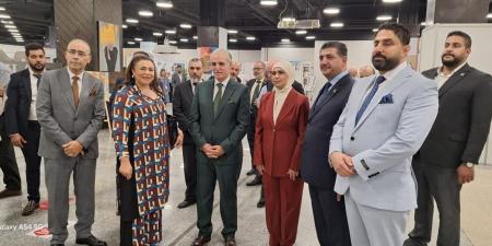 مكتب التمثيل التجاري المصري بالأردن يشارك في افتتاح المعرض العربي الدولي للأثاث - هرم مصر