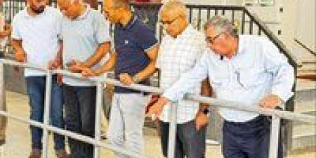 رئيس جهاز مدينة القاهرة الجديدة يتفقد محطة صرف صحي رقم 12 بالتجمع الثالث - هرم مصر