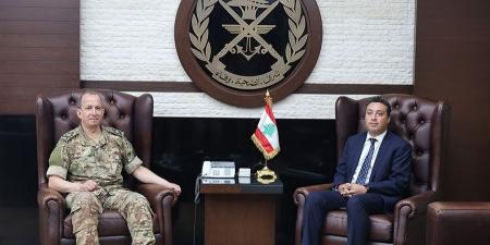 قائد الجيش اللبناني يبحث سبل التعاون مع اليونيفيل - هرم مصر