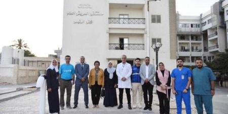 نائب وزير الصحة تتفقد مستشفى العريش العام - هرم مصر