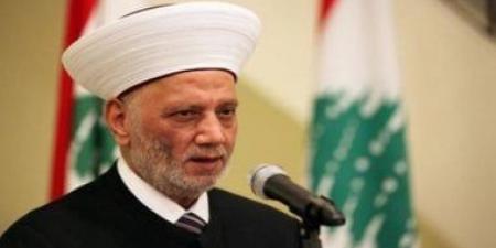 مفتى لبنان: لن يكون هناك فتنة طائفية أو حرب أهلية وسنقف سدا منيعا أمام أى تحريض - هرم مصر