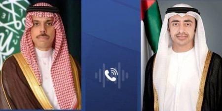 وزير الخارجية السعودي ونظيره الإماراتي يبحثان العلاقات الثنائية والمستجدات الإقليمية والدولية - هرم مصر
